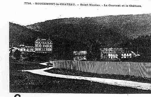 Ville de ROUGEMONTLECHATEAU Carte postale ancienne